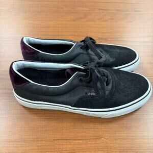 Vans off the wall Era 59 Velvet Tongue Heel Men's Sneakers Size 9.5 Black
